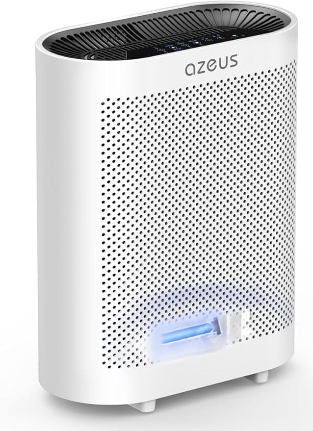 8. Best Budget UV Air Purifier for Asthma and Allergies: AZEUS 7-in-1 Air Purifier